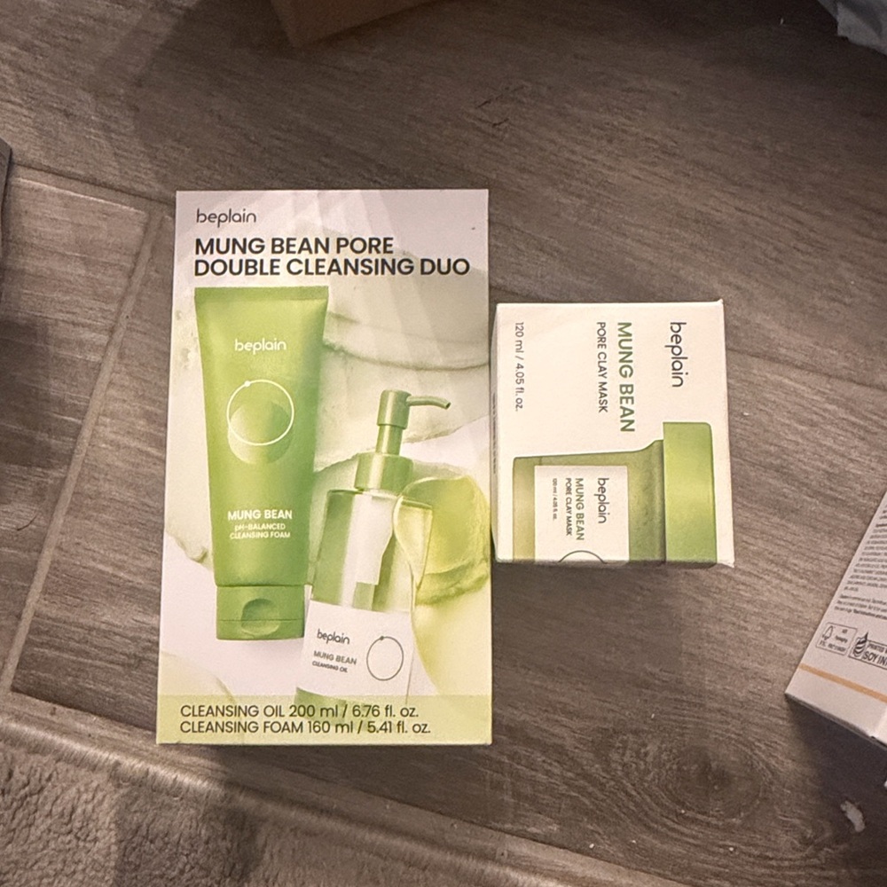 Mung Bean Pore Double Cleansing Duo — Green